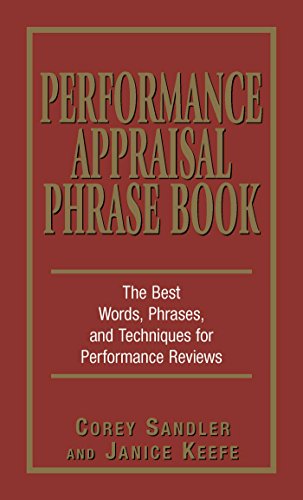 Performance Appraisal Phrase Book
