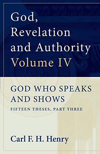 God, Revelation and Authority