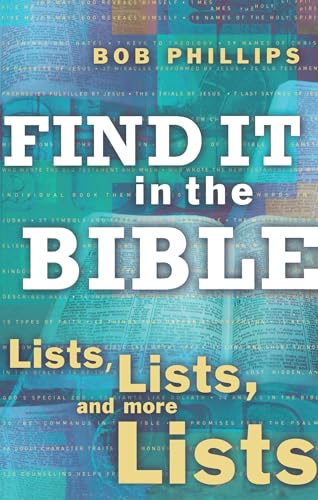 Finding It in the Bible