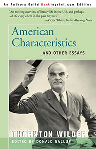 American Characteristics and Other Essays 