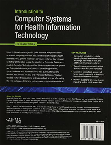 Introduction to Computer Systems for Health Information Technology