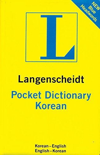 Korean Langenscheidt Pocket Dictionary