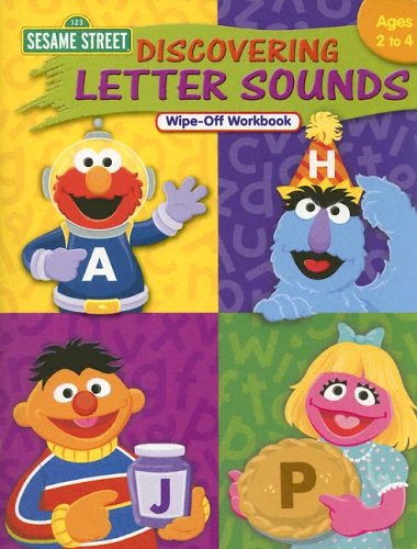 Sesame Street Discovering Letter Sounds Wipe-Off Workbook