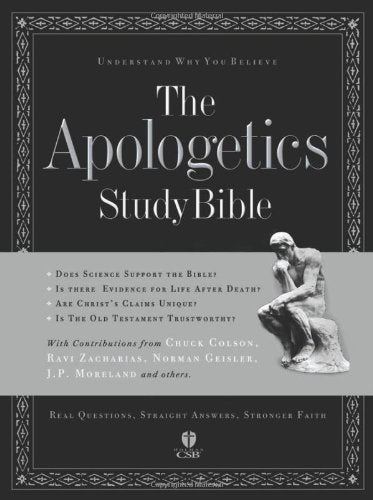 Apologetics Study Bible, Hardcover, Indexed, The