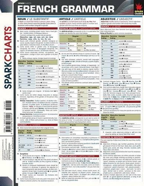 French Grammar (Sparkcharts)