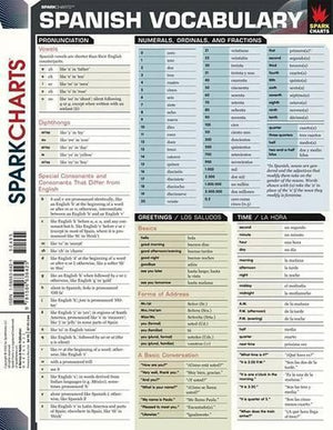 Spanish Vocabulary (Sparkcharts)