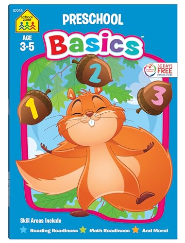 School Zone Preschool Basics Workbook
