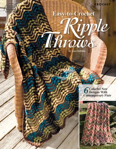 Easy-To-Crochet Ripple Throws
