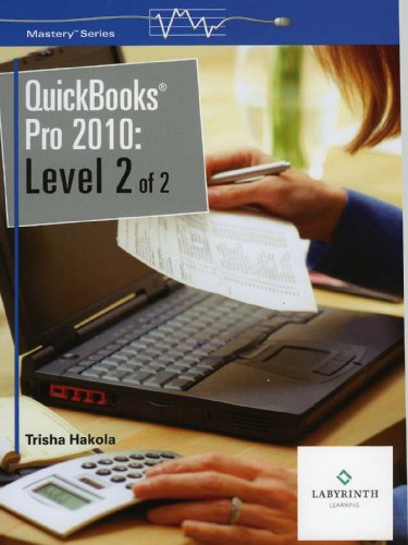 QUICKBOOKS PRO 2010 LEVEL 2