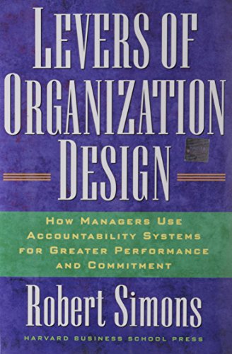 Levers Of Organization Design