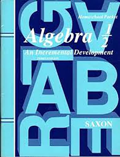 Algebra 1/2 3e Answer Key Only