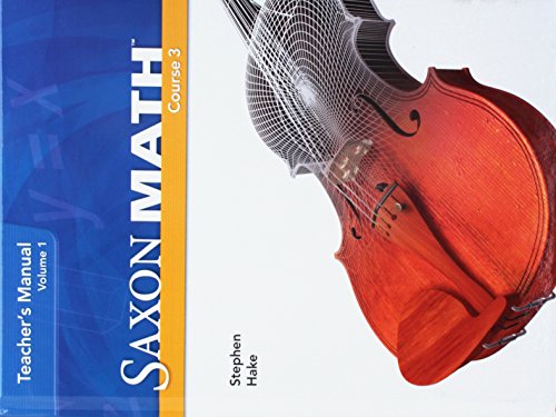 Saxon Math Course 3