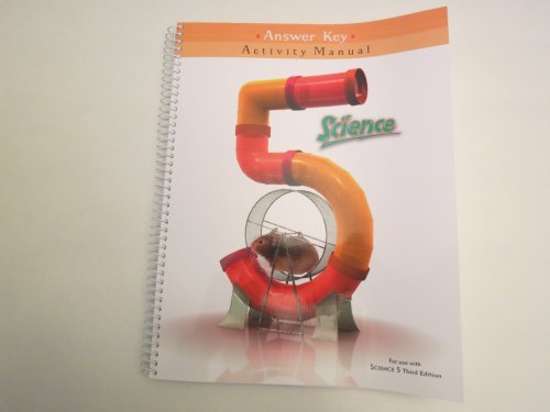 Science 5 Activity Manual Answer Key 3rd Edition