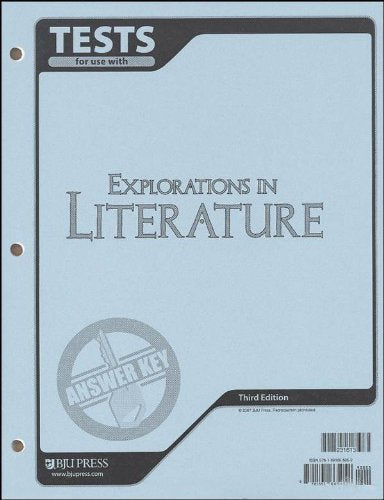 Explorations in Literature Tests Answer Key