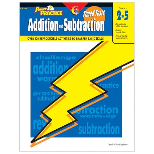 Timed Tests Addition/Subtraction Power Practice Series