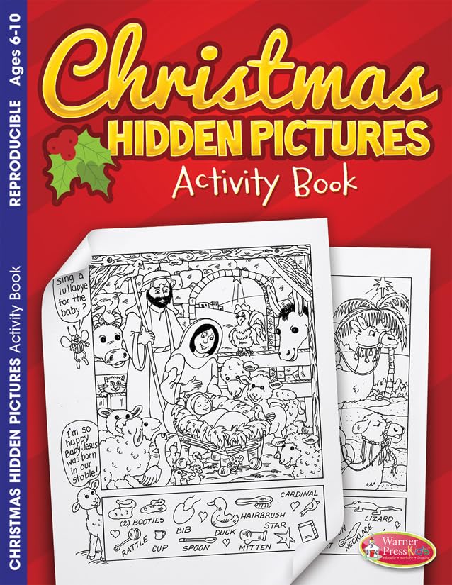 Christmas Hidden Pictures Activity Book (Ea)