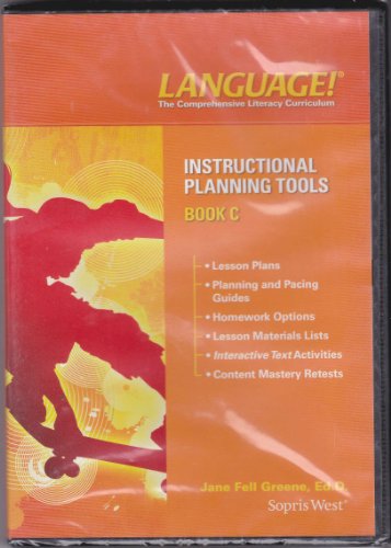 Language! The Comprehensive Literacy Curriculum (Instructional Planning Tools, Book C)