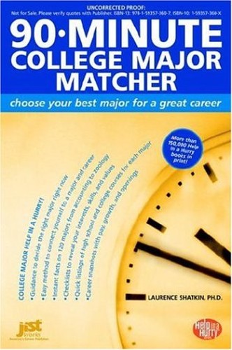 90-Minute College Major Matcher