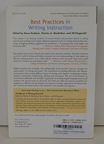 Best Practices in Writing Instruction, First Edition