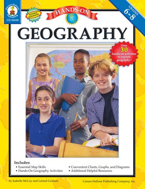 Hands-On Geography, Grades 6 - 8