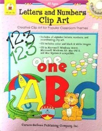 Letters and Numbers Clip Art (Creative Clip Art for Popular Classroom Themes (includes CD), CD104176)