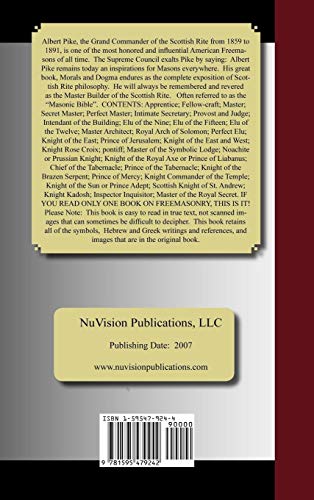 Morals and Dogma of the Ancient and Accepted Scottish Rite of Freemasonry