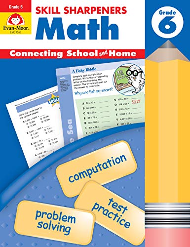Skill Sharpeners Math Grade 6+
