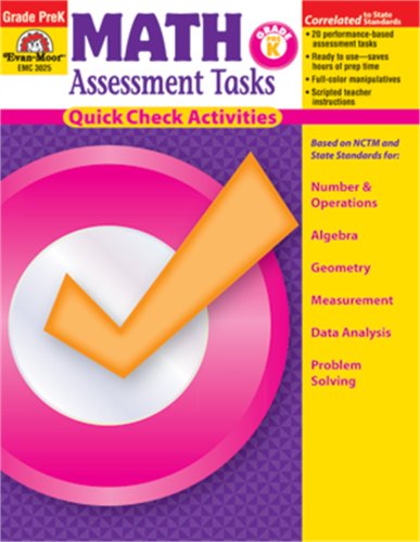 Math Assessment Tasks, Grade Pre K