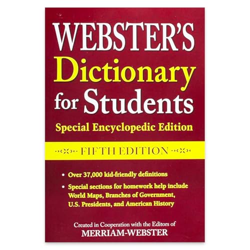 Webster's Dictionary for Students, Special Encyclopedic, Fifth Edition