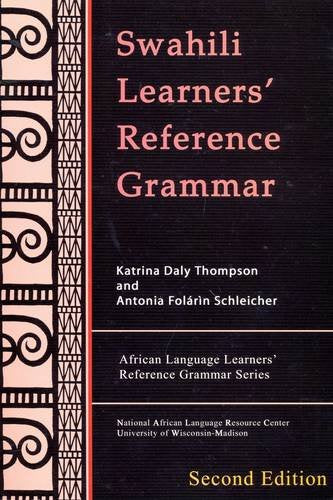Swahili Learners' Reference Grammar