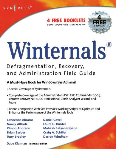 Winternals Defragmentation, Recovery, and Administration Field Guide