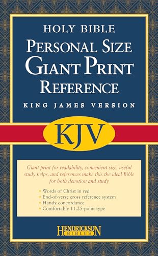 Personal Size Giant Print Reference Bible-KJV