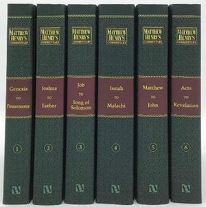 Matthew Henry's Commentary on the Whole Bible, Complete 6-Volume Set