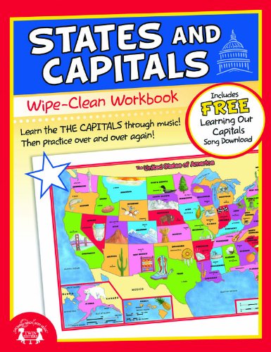 States and Capitals Wipe Clean