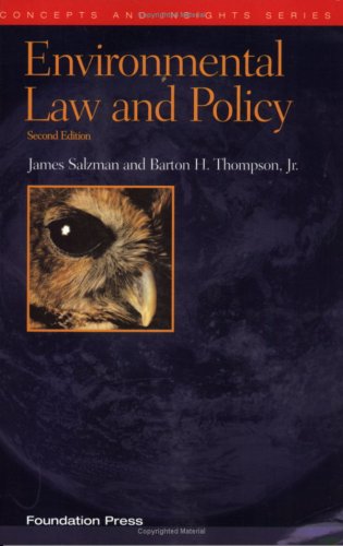 Environmental Law and Policy
