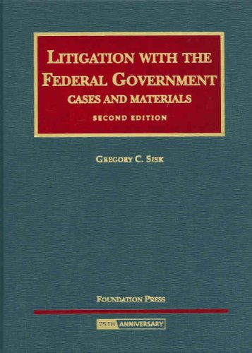 Litigation with the Federal Government