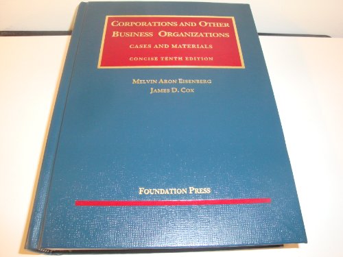 Corporations and Other Business Organizations