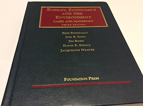 Energy, Economics and the Environment