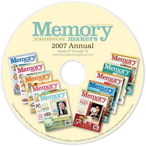 Memory Makers 2007 Annual CD