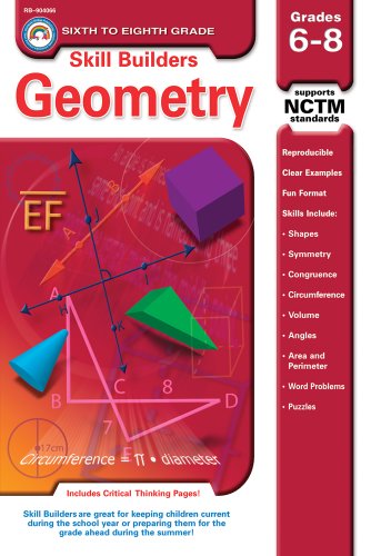 Geometry, Grades 6 - 8 (Skill Builders)