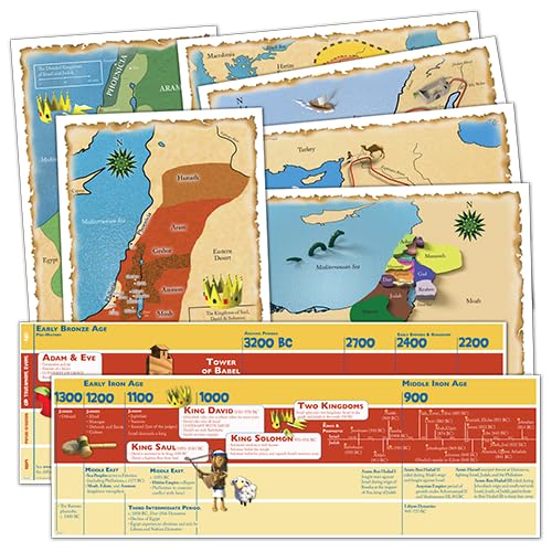 God's Great Covenant Old Testament Timeline and Map Set