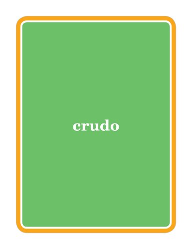 Foodie: Flashcards