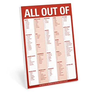 Knock Knock Pad: All Out Of Pad (with magnet)