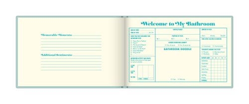 Knock Knock Bathroom Guest Book