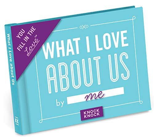 Knock Knock What I Love about Us Book Fill in the Love Fill-in-the-Blank Book & Gift Journal