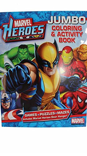 Marvel Heroes Jumbo Coloring  Activity Book