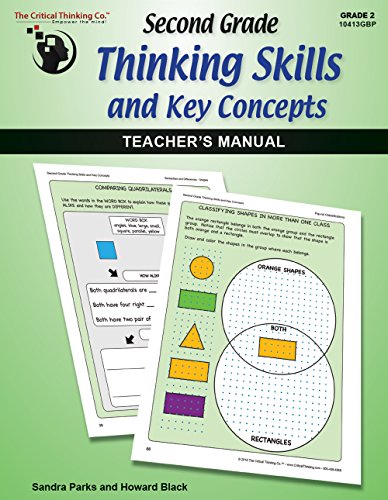 Second Grade Thinking Skills  Key Concepts Teachers Manual  Teaches Beyond Most State  Common Core Standards Grade