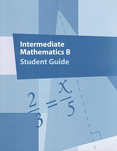 Intermediate Mathematics B Student Guide