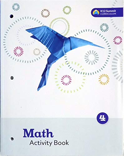 K12 Summit Curriculum Math Activity Book 4th Grade