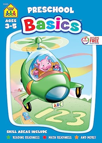 School Zone Preschool Basics 96-Page Workbook